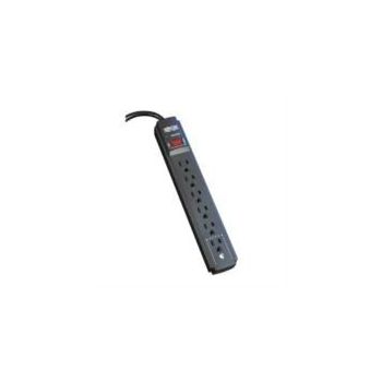 SUPRESOR DE PICOS TRIPPLITE 6 CONTACTOS 790J LED 1.83M NEGRO 