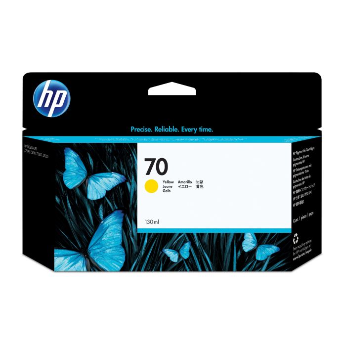 CARTUCHO HP LF 70 AMARILLO DESIGNJET Z2100 Z3100 130 ML 