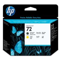 HP CABEZAL DE IMPRESIÓN DESIGNJET 72 NEGRO MATE Y AMARILLO