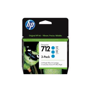CARTUCHO HP 712 PACK3 29 ML CYAN DESIGNJET