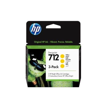 CARTUCHO HP 712 PACK3 29 ML AMARILLO DESIGNJET 