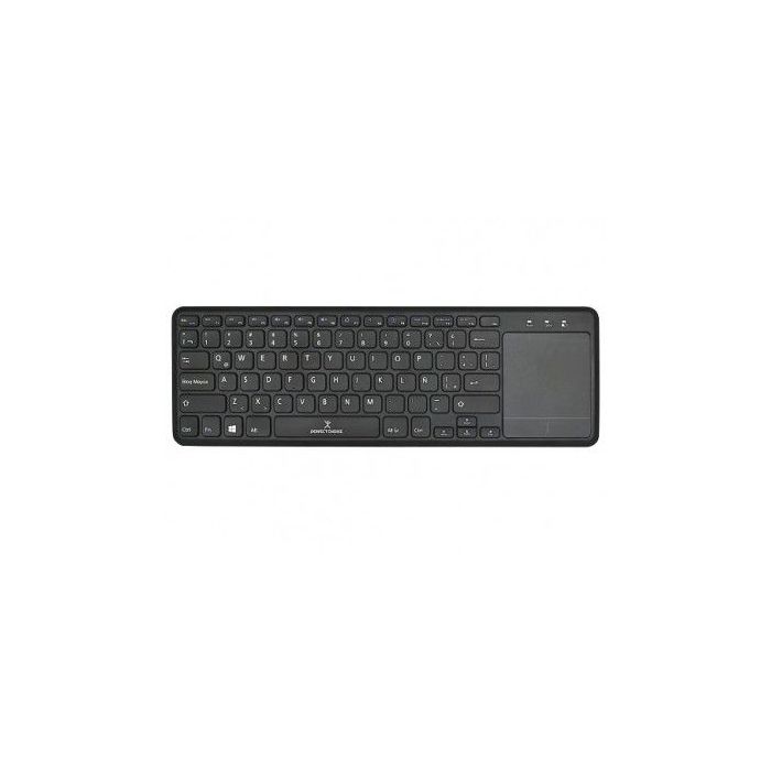 TECLADO INALÁMBRICO PERFECT CHOICE TOUCH PAD COMPATIBLE CON PCSMART TV COLOR NEGRO