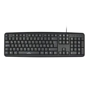 TECLADO PERFECT CHOICE BÁSICO ALÁMBRICO USB COLOR NEGRO