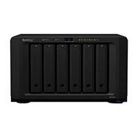 NAS SYNOLOGY DISKSTATION DS1621+ | 6 BAHÍAS | PROCESADOR AMD RYZEN V1500B | 4 GB DDR4 ECC | EXPANSIÓN HASTA 16 BAHÍAS | 