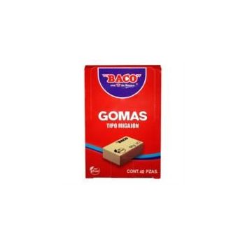 GOMA BACO MIGAJÓN MG-40 CAJA C40 PZAS
