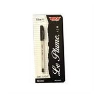 BOLIGRAFO BACO LE PLUME 1.0MM NEGRO CAJA C12