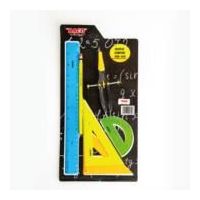 JUEGO DE GEOMETRIA BACO NEON 5050 COMPAS 600