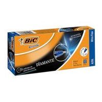 BOLÍGRAFO BIC CRISTAL PRECISIÓN Y SUAVIDAD PUNTO ULTRA FINO 0.7MM COLOR AZUL C12 PZAS