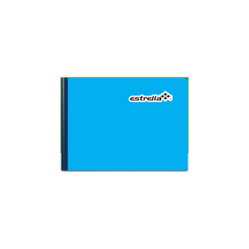 CUADERNO ESTRELLA COSIDO ITALIANA RAYA 100 HOJAS
