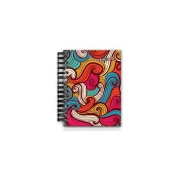 LIBRETA ESTRELLA 18 ESPIRAL DOBLE WIRE-O PASTA SUAVE 100HJS