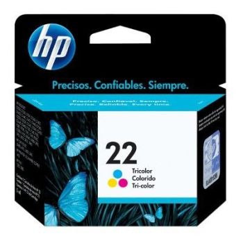 CARTUCHO HP 22 TRICOLOR 165 PAG