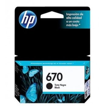 CARTUCHO HP 670 NEGRO 250 PAG