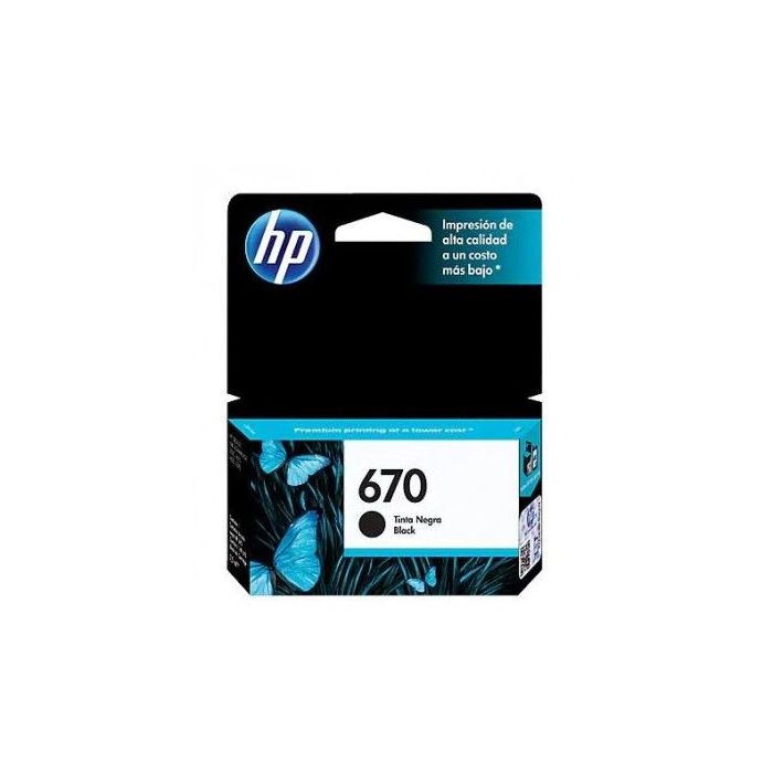 CARTUCHO HP 670 NEGRO 250 PAG