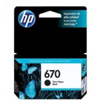 CARTUCHO HP 670 NEGRO 250 PAG