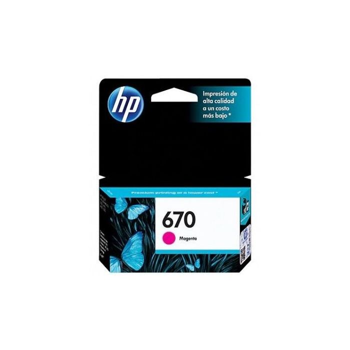 CARTUCHO HP 670 MAGENTA 300 PAG