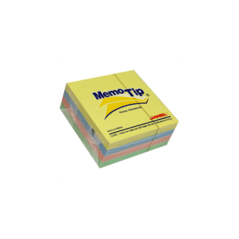 PAPELETA JANEL MEMO TIP 54P 3X3 CUBO PASTEL C400 
