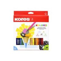 COLORES TRIANGULARES KORES 3MM ESTUCHE C24