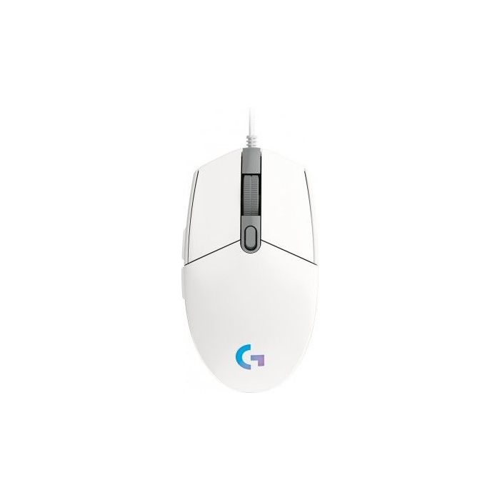 MOUSE LOGITECH G203 LIGHTSYNC GAMING 8000 DPI RGB COLOR BLANCO