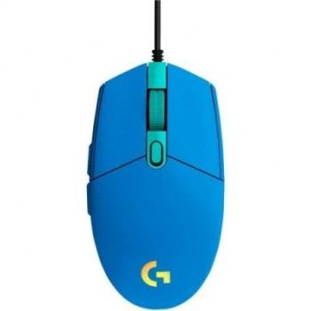 MOUSE LOGITECH G203 LIGHTSYNC GAMING 8000 DPI 6 BOTONES COLOR AZUL