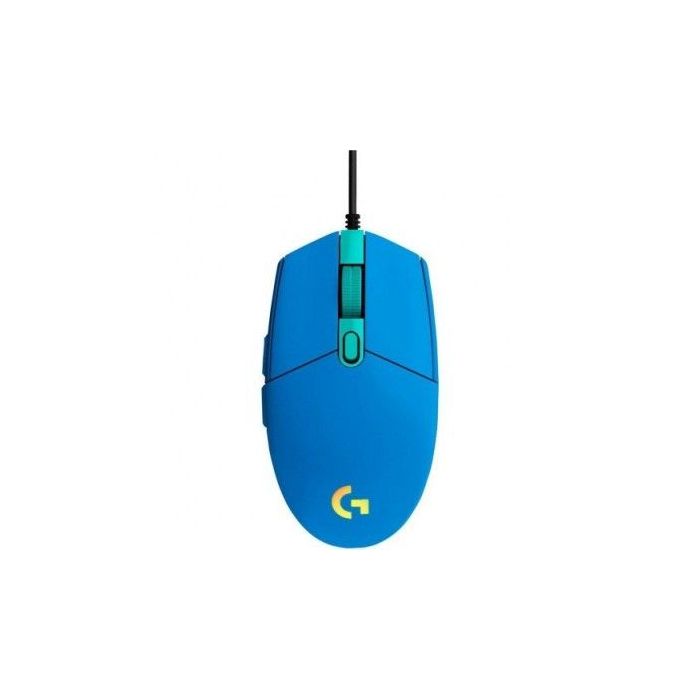 MOUSE LOGITECH G203 LIGHTSYNC GAMING 8000 DPI 6 BOTONES COLOR AZUL