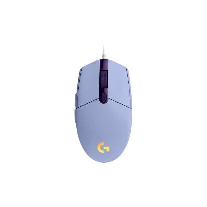 MOUSE LOGITECH G203 LIGHTSYNC GAMING 8000 DPI 6 BOTONES COLOR LILA