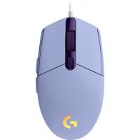 MOUSE LOGITECH G203 LIGHTSYNC GAMING 8000 DPI 6 BOTONES COLOR LILA