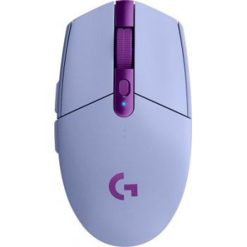 MOUSE LOGITECH G305 LIGHTSPEED GAMING INALÁMBRICO SENSOR HERO 6 BOTONES COLOR LILA