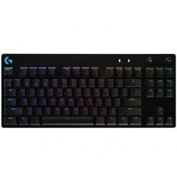 TECLADO LOGITECH MECÁNICO GAMING PRO ILUMINACIÓN RGB COLOR NEGRO