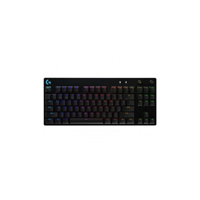 TECLADO LOGITECH MECÁNICO GAMING PRO ILUMINACIÓN RGB COLOR NEGRO