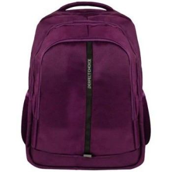 MOCHILA PERFECT CHOICE ESSENTIAL 15-17 PARA LAPTOP COLOR MORADO