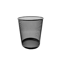 CESTO DE MALLA NEXTEP REDONDO 16L COLOR NEGRO 