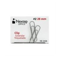 CLIP ESTÁNDAR NEXTEP NIQUELADO 2 28MM C10 100 CLIPS CU