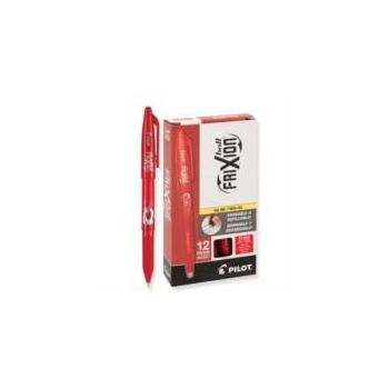BOLÍGRAFO PILOT FRIXION BALL GEL BORRABLE COLOR ROJO C12 PZAS
