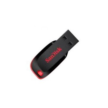 SANDISK CRUZER BLADE - UNIDAD FLASH USB - 64 GB - USB 2.0 - NEGRO, ROJO