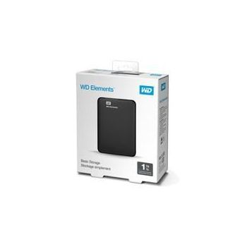 WD ELEMENTS ALMACENAMIENTO PORTÁTIL WDBUZG0010BBK - DISCO DURO - 1 TB - EXTERNO (PORTÁTIL) - USB 3.0