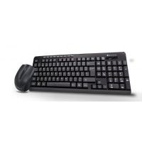 KIT TECLADO Y MOUSE TECHZONE INALÁMBRICO 10M USB 1000 DPI COLOR NEGRO