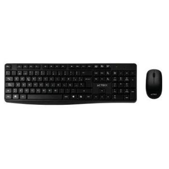 KIT TECLADO Y MOUSE INALÁMBRICO ACTECK CREATOR MK440 2.4GHZ 1200DPI COLOR NEGRO