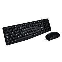 KIT TECLADO Y MOUSE ACTECK CREATOR MK210 ALÁMBRICO USB 1200DPI COLOR NEGRO