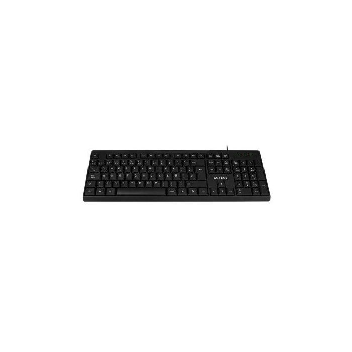 TECLADO ACTECK INSPIRE TA210 ALÁMBRICO USB COLOR NEGRO