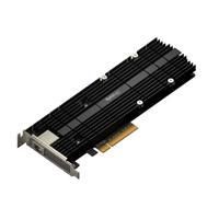 ADAPTADOR COMBINADO SSD M.2 Y 10 GBE | PCIE 3.0 X8 | 2 RANURAS NVME M.2 221102280 | PUERTO 10GBASE-T RJ45 | AUTONEGOCIAC