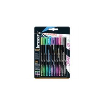 ROTULADOR BIC INTENSITY EXTRA FINO COLORES SURTIDOS C10 PZAS