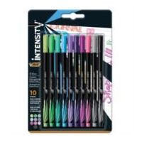 ROTULADOR BIC INTENSITY EXTRA FINO COLORES SURTIDOS C10 PZAS