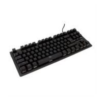 TECLADO GAMING VORTRED ALPHA MECÁNICO COMPACTO LEDRGB COLOR NEGRO