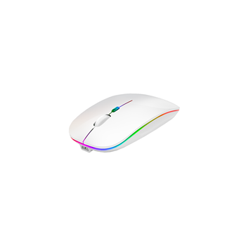 MOUSE NEXTEP INALÁMBRICO RECARGABLE DELGADOSILENCIOSO RGB 1600 DPI COLOR BLANCO