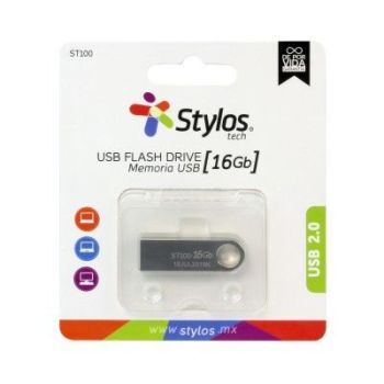 STYLOS TECH - USB FLASH DRIVE - USB - ST100 16GB TYPE A 2.0
