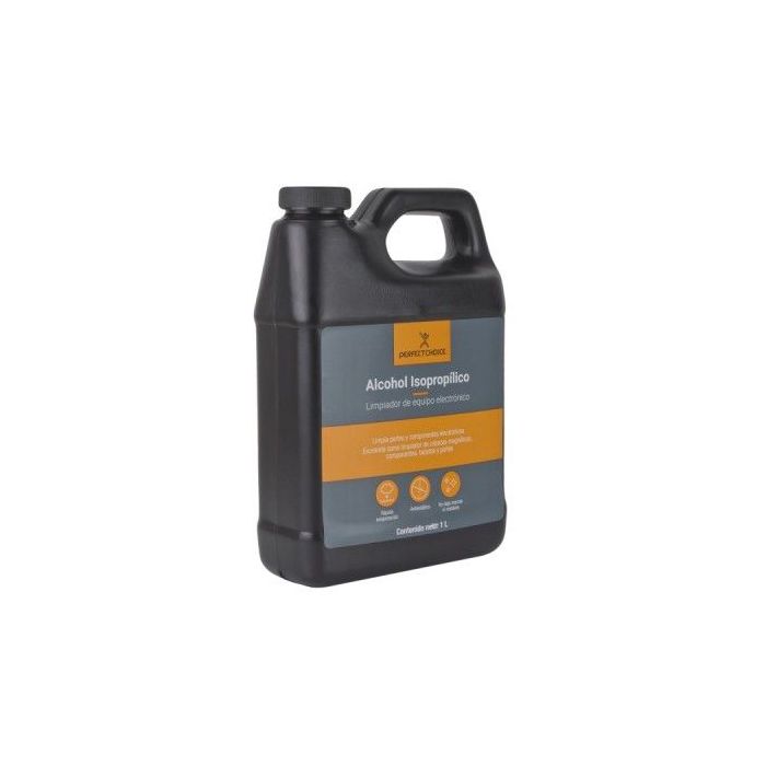 ALCOHOL ISOPROPÍLICO PERFECT CHOICE PARA LIMPIEZA DE EQUIPO ELECTRÓNICO 1 LITRO