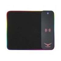 MOUSE PAD NACEB (NA-0926) RGB,CARGA INALAMBRICA,3140,TELA,NEGRO