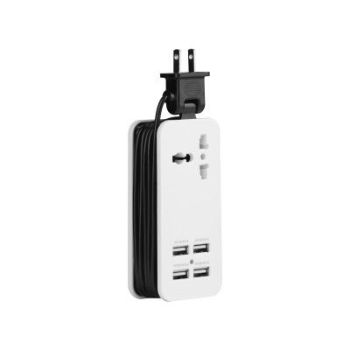ADAPTADOR CONTACTO NACEB (NA-0705) MULTIPUERTOS,USB4,SOCKET,1500 W