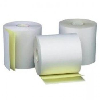 PAPEL PCM AUTOCOPIA EBA7670 ROLLO 76X70 BLANCO-AMARILLO PUNTO VENTA C50