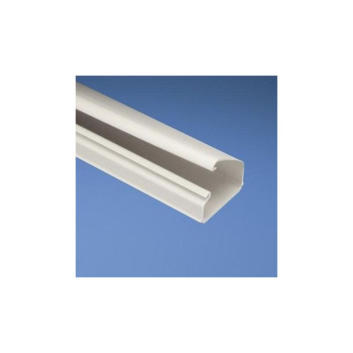 CANALETA LD10 DE PVC RÍGIDO, CON CINTA ADHESIVA PARA INSTALACIÓN SIN HERRAMIENTAS, DE 38.4 X 24 X 1828.8 MM, COLOR BLANC